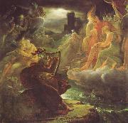 Francois Pascal Simon Gerard Ossian on the Bank of the Lora Invoking the Gods to the Strains of a Harp china oil painting artist